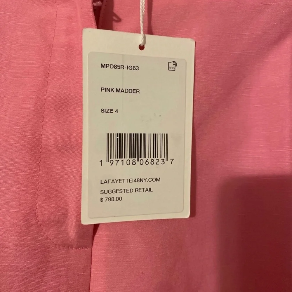 EUC Lafayette 148 New York Pink Womens Blazer & Pants Suit Set (worn once)